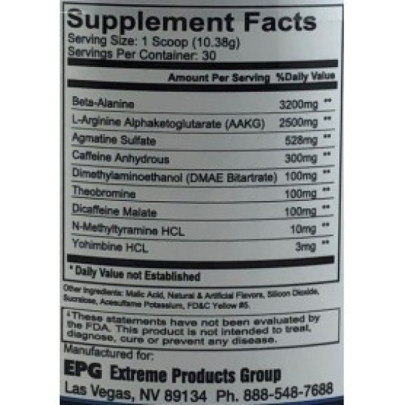 EPG - TURNT UP 308G Pharmaceutical