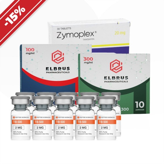 Strength course: experienced [III]. TB-500 + boldenone + testosterone propionate