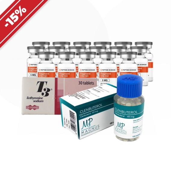 Drying course. Peptides + Cytomel + Clenbuterol